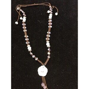 Cookie Lee Necklace Pink Genuine Crystals Choker 18" new Adjustable